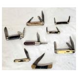 Lot of vintage pocket knives