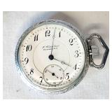 J Wiss & Sons pocket watch working