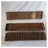 Partial wooden cigar molds