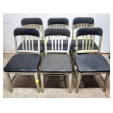 6 aluminum side chairs Smithsonian Institute