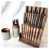 Antique brace and bit auger drill bits