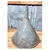 Heavy gauge galvanized funnel