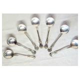 7 Towle Old Master sterling soup spoons