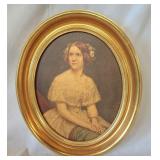 Reofect Jenny Lind print in wooden frame