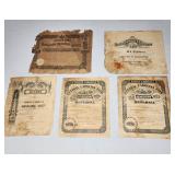 Antique diplomas agriculural etc.
