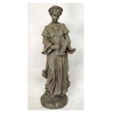 St. Cecilia resin statue 12'
