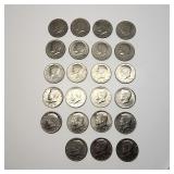 1970s Kennedy half dollars