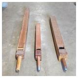 Antique pipe organ parts