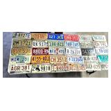 Various states license plates