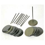 Lot receipt stakes stick files military style