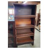 Wooden barrister bookcase