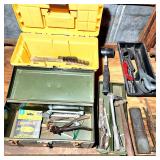 Tool boxes w contents