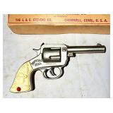 Antique Buffalo Bill cap gun w box exc.
