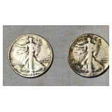 Walking Liberty half dollars