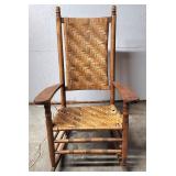 Large wooden rocker see pics