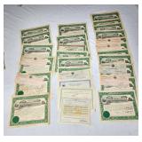 Lot of antique NC Cotton Growers certificates