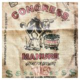 Congress Manure burlap sack