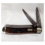 Vimtage Schrade two blade pocket knife