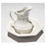 Mini Red Cliff ironstone bowl & pitcher