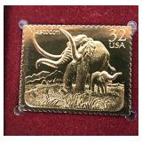 Mastodon metal stamp