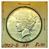 1922 Peace dollar nice