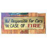 Vintage custom metal sign unique