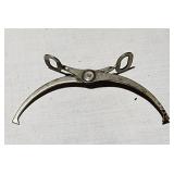 Antique spring loaded sugar tongs