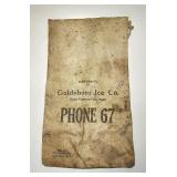 Goldsboro Ice Co. canvas bag