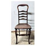 Unique antique ladderback chair
