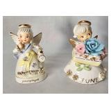 Vintage birthday angels June January