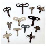 Vintage & antique clock keys