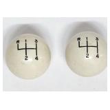 Vintage gear shifter knobs