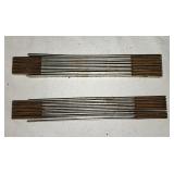 Metal 6' stick rulers