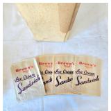 Brown Ice Cream wrappers Princeton,NC