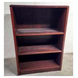 Dark mahogany bookcase
