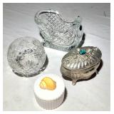 Crystal & trinket boxes