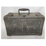 Unique petite military storage chest