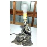 Antique figural lamp