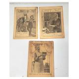 3 antiqie Grit magazines