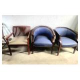 3 office / occasional chairs