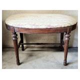 Vintage vanity bench top unattached