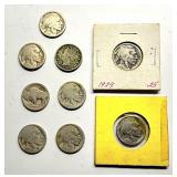 Buffalo & 1 V nickels