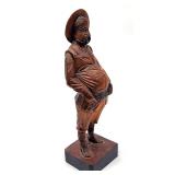 Unique folk art wood carving