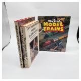 Hardback books on model trains