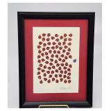 Petite signed print ladybugs