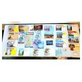Postcard booklets,NY Worlds Fair paraphenalia