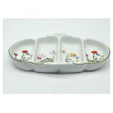 French porcelain divided dish