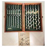 Irwin auger bit in box set