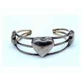 Sterling silver cuff bracelet