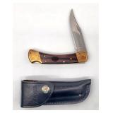 Buck 110 folding knife Amoco advertising